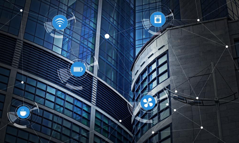 Smart connected building with iot technology
