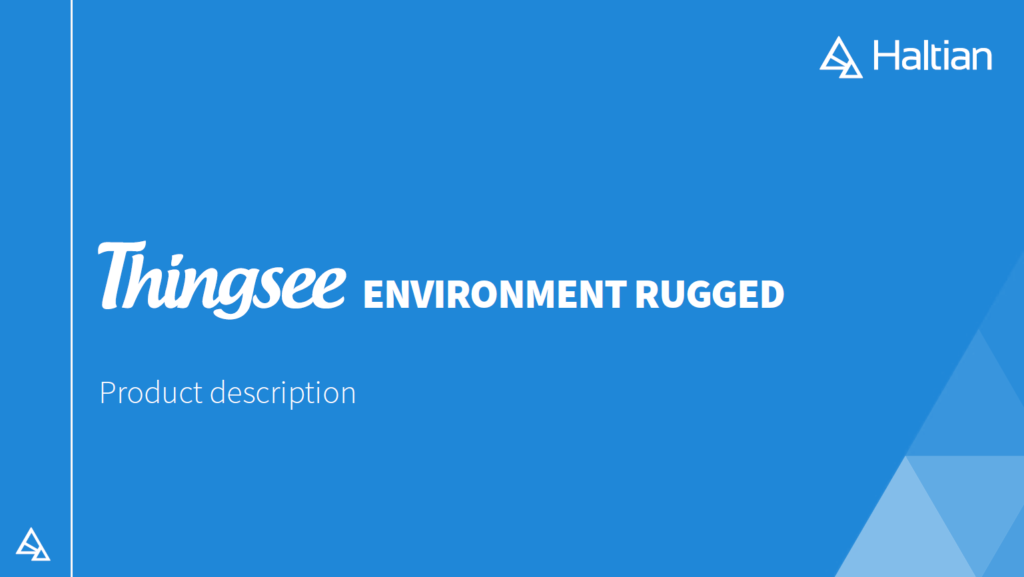 Thingsee Environemnt Rugged Product description