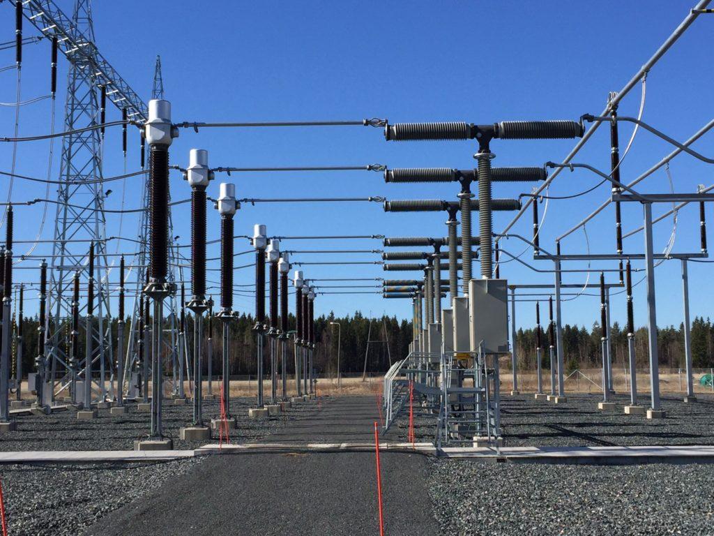 Fingrid power grid during summer