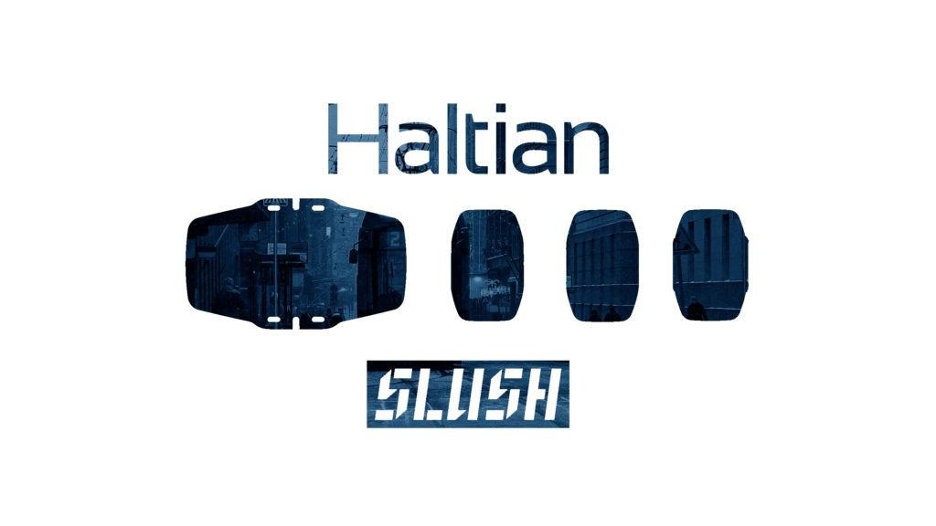 Haltian logo with the Slush logo