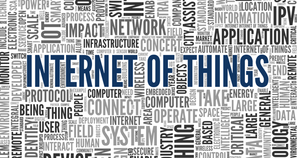 Internet of Things IoT word cloud