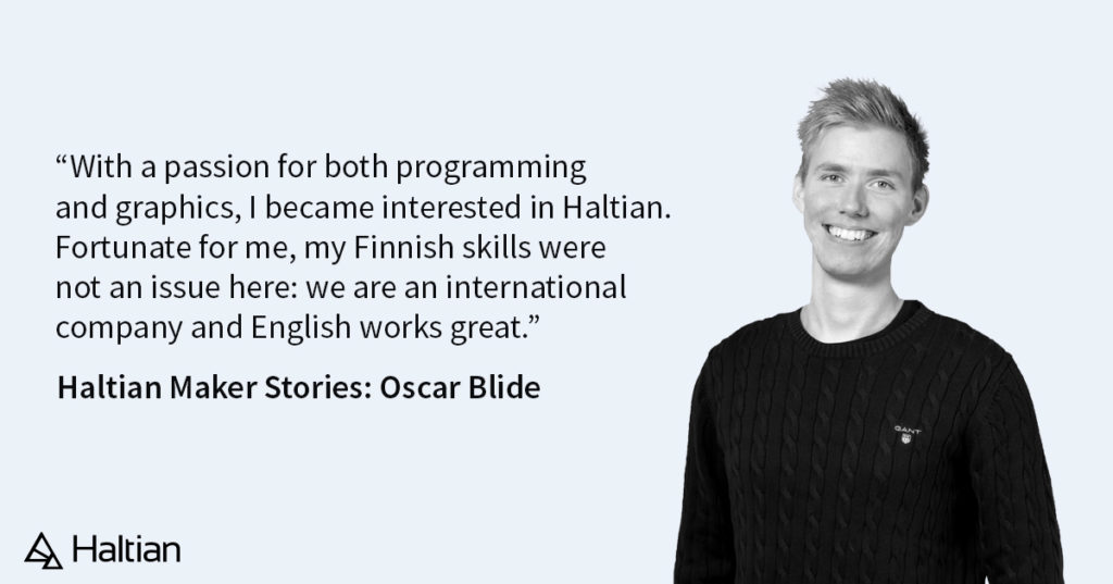 Oscar Blide Haltian maker story