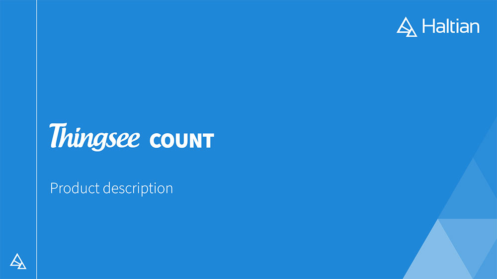 Download Thingsee COUNT people counter IoT sensor documentation