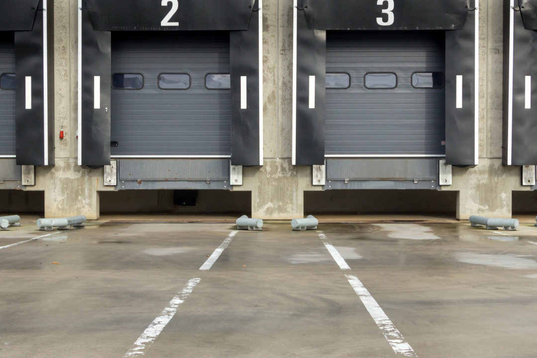 Loading docks that are monitored