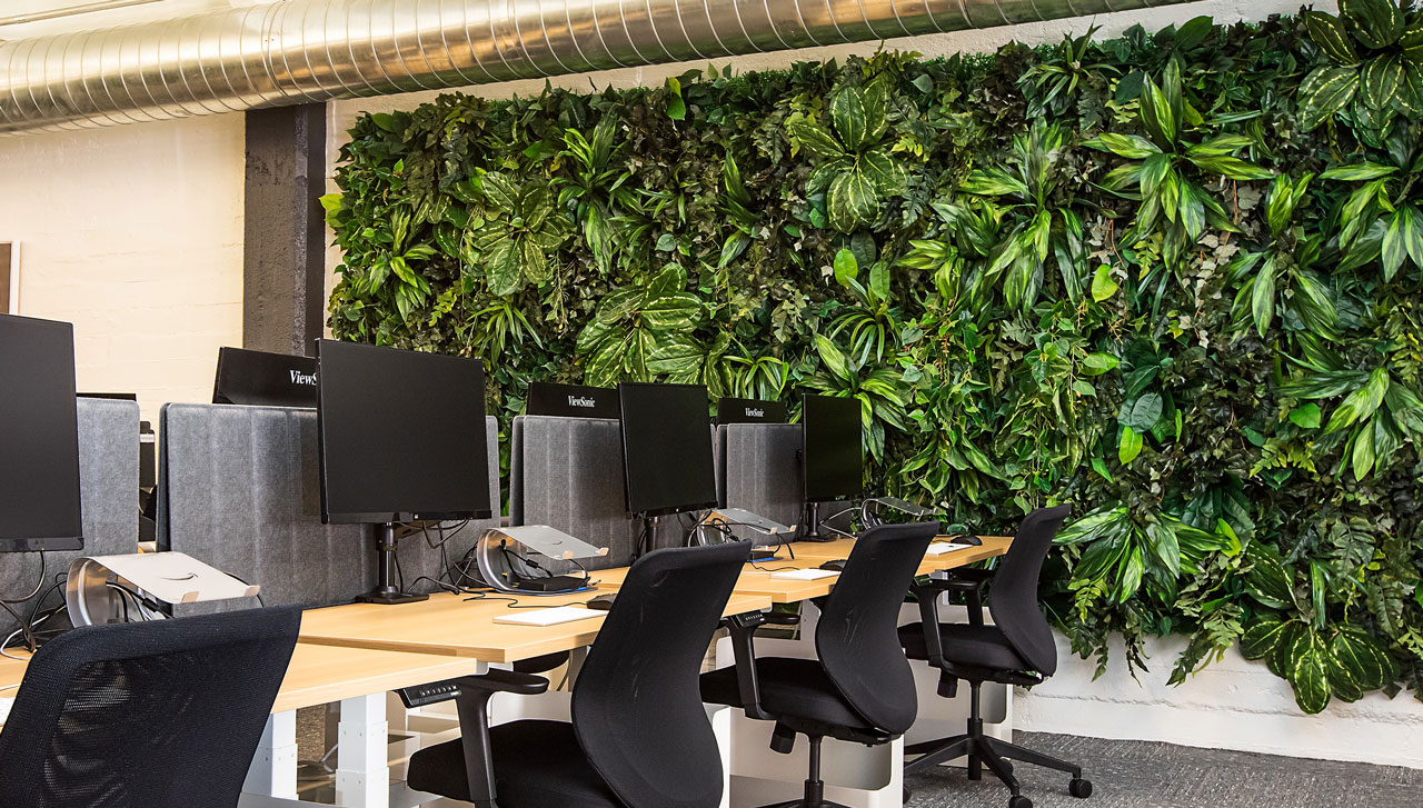 An office that take the environment into consideration.