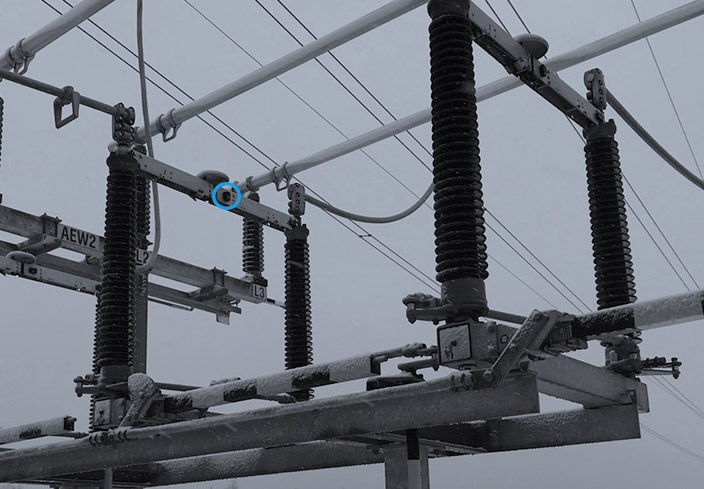 IoT solutions for power grid asset condition monitoring outside