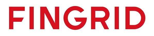 Fingrid red logo on white background