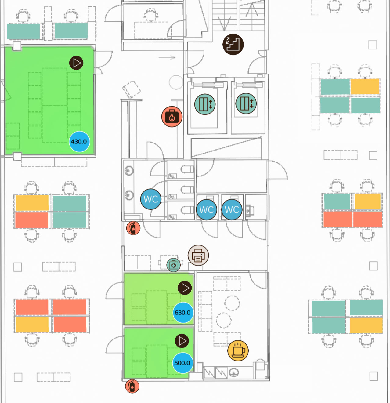 Haltian Empathic Building workplace air quality layer