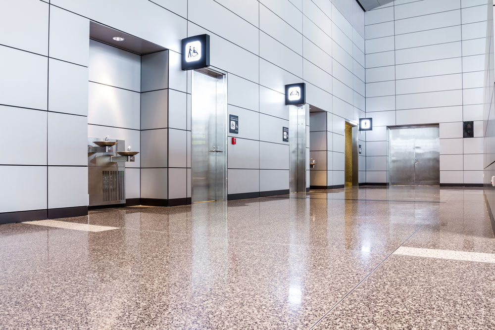 airport washroom occupancy