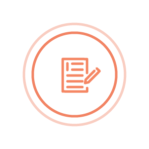 note icon, orange, light