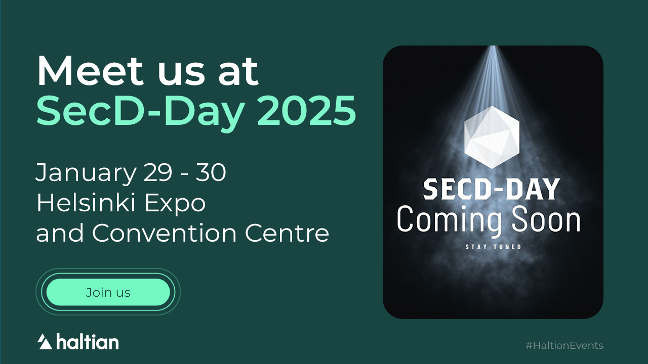 Meet Haltian at Sec-D day 2025