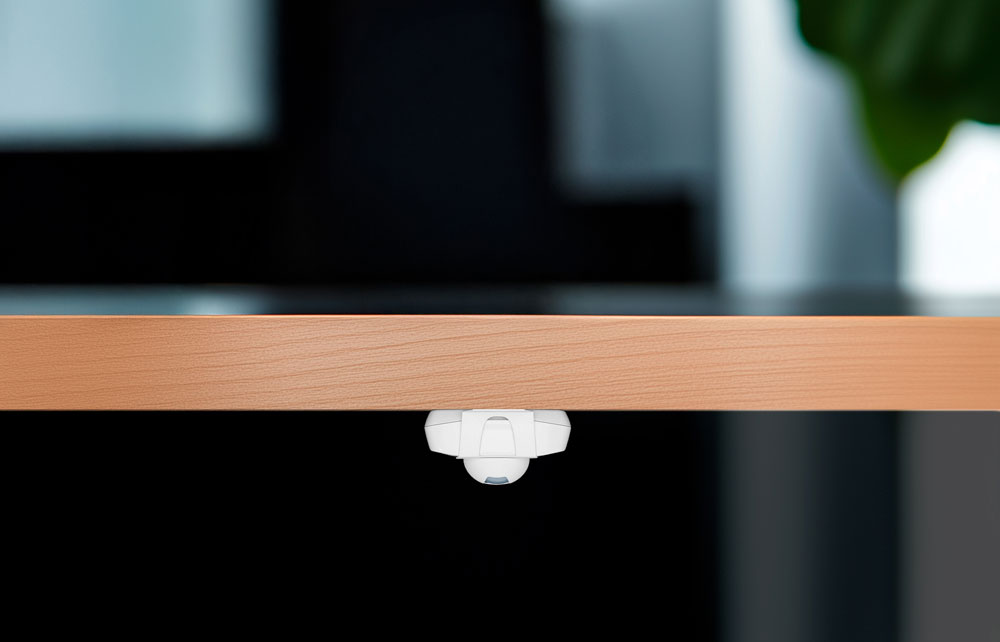 Haltian occupancy sensor Thingsee PRESENCE installed